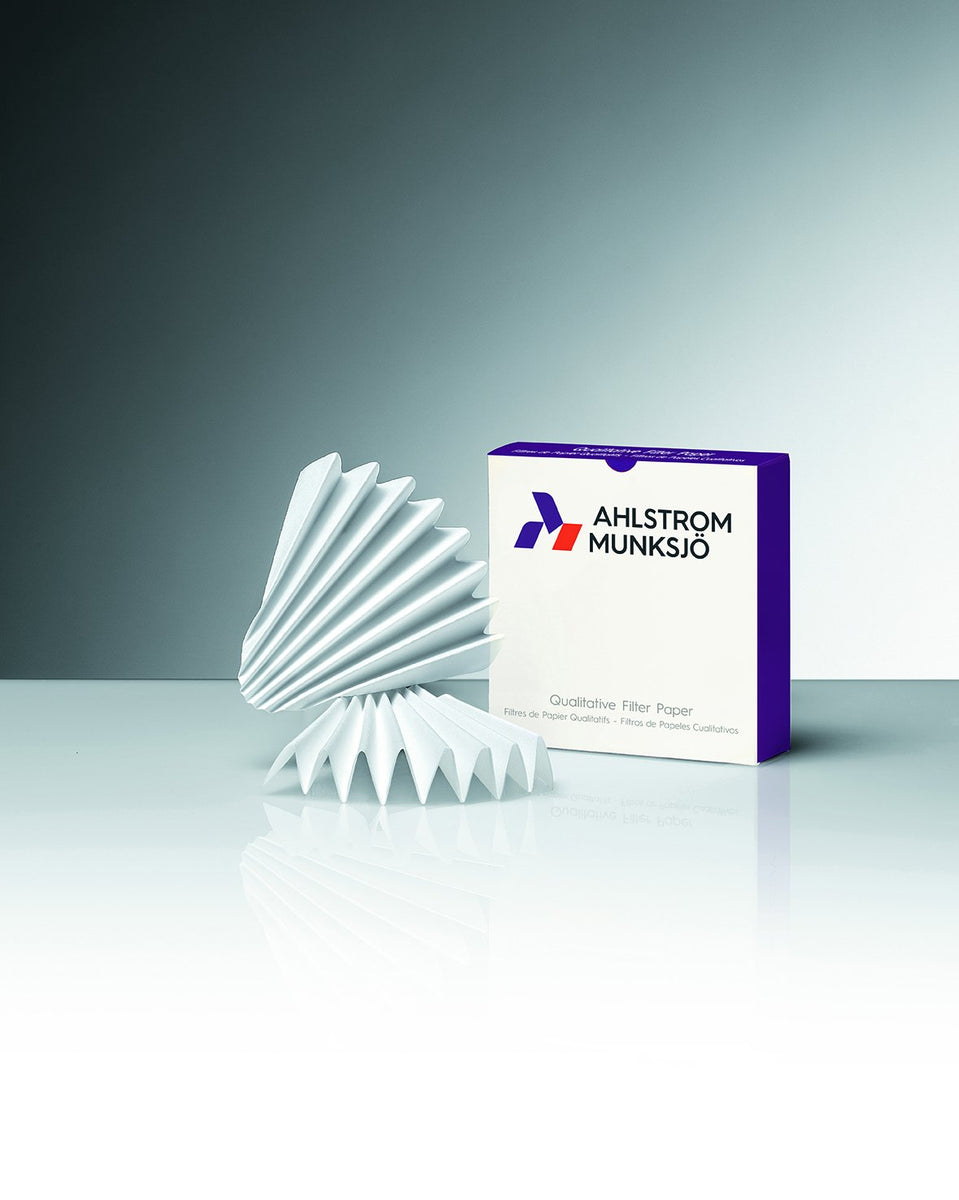 Pleated (Fluted) Filter Paper AhlstromMunksjö Lab Filtration Papers